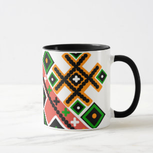 Ukrainian Folk Art Inspired  Mug