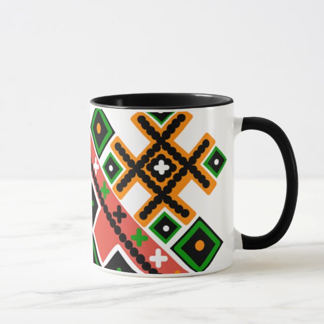 Ukrainian Folk Art Inspired  Mug (Right)