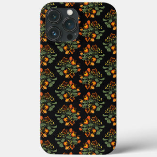 Ukrainian folk floral pattern. Ukrainian style iPhone 13 Pro Max Case