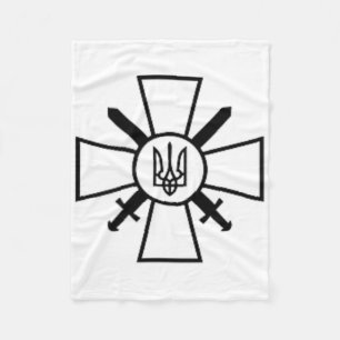 Ukrainian Forces Symbol President Zelensky Shirt Fleece Blanket