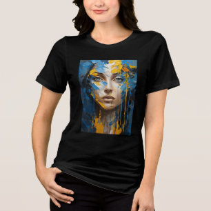 Ukrainian girl. Tri-Blend shirt
