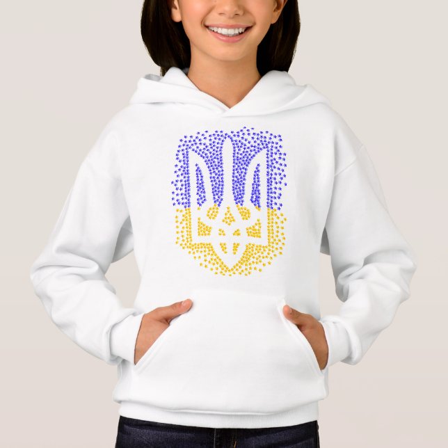 Ukrainian heraldry trident tryzub scattering stars (Front)