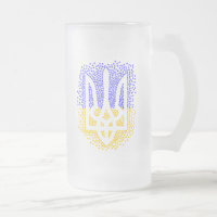 Ukrainian heraldry trident tryzub scattering stars