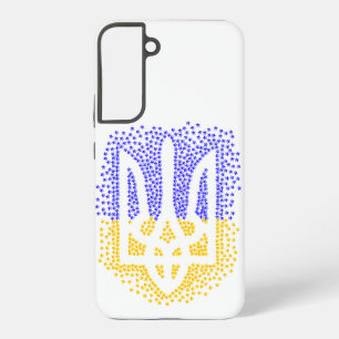 Ukrainian heraldry trident tryzub scattering stars samsung galaxy case