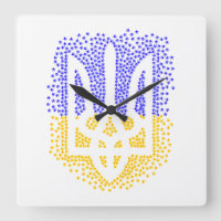 Ukrainian heraldry trident tryzub scattering stars