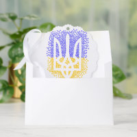 Ukrainian heraldry trident tryzub scattering stars