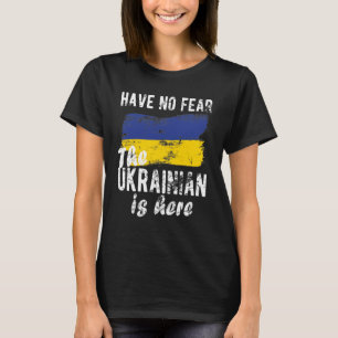 Ukrainian Heritage Ukraine Roots Ukrainian Flag T-Shirt
