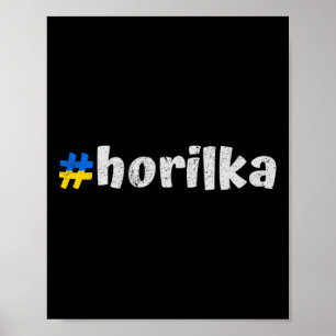 Ukrainian Horilka Funny Ukraine Traditional Strong Poster