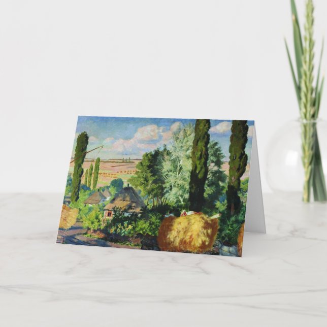 Ukrainian Landscape artwork Card (Front)