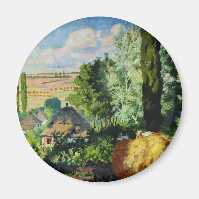 Ukrainian Landscape artwork Magnet (Front)