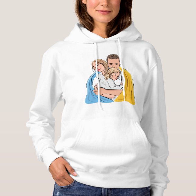 Ukrainian Love Hoodie (Front)