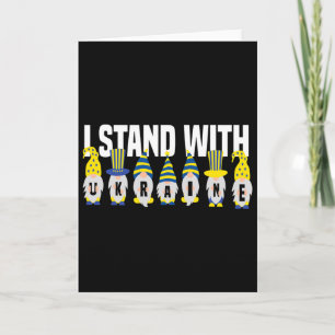 Ukrainian Lover I Stand With Ukraine Funny Ukraini Card