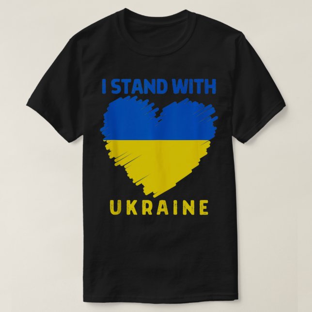 Ukrainian Lover I Stand With Ukraine Heart Tank To (Design Front)