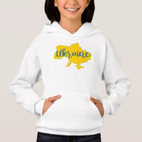 Ukrainian map and lettering