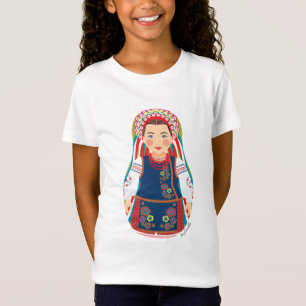 Ukrainian Matryoshka Girls' T-Shirt