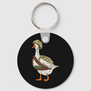 Ukrainian Military Goose Combyt Solder Funny Russi Key Ring