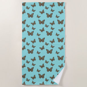 Ukrainian Monarch Beach Towel
