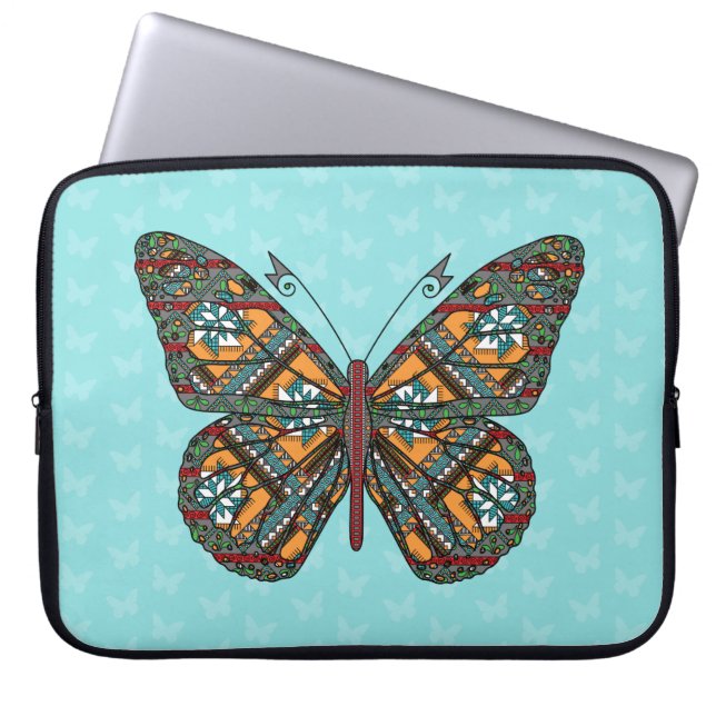 Ukrainian Monarch Laptop Sleeve (Front)