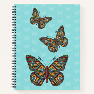 Ukrainian Monarch Spiral Notebook