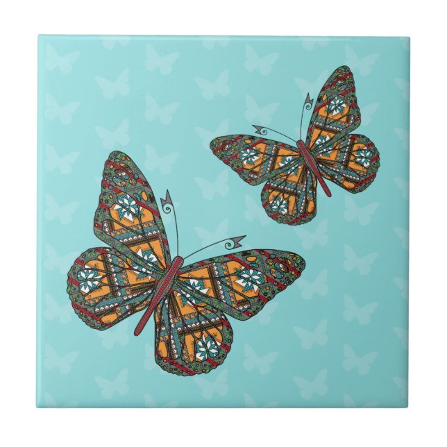 Ukrainian Monarch Tile (Front)