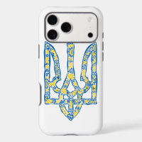 Ukrainian national emblem trident tryzub ethnical