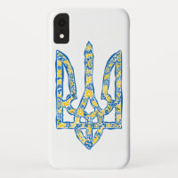 Ukrainian national emblem trident tryzub ethnical