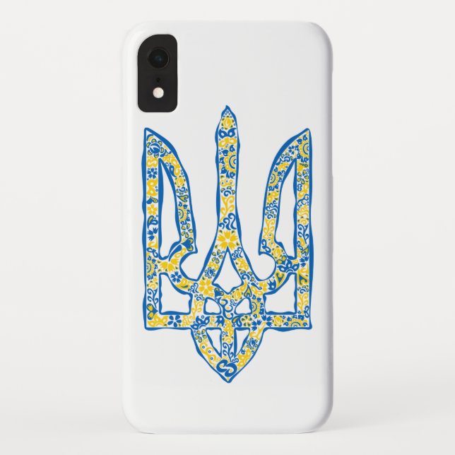 Ukrainian national emblem trident tryzub ethnical Case-Mate iPhone case (Back)