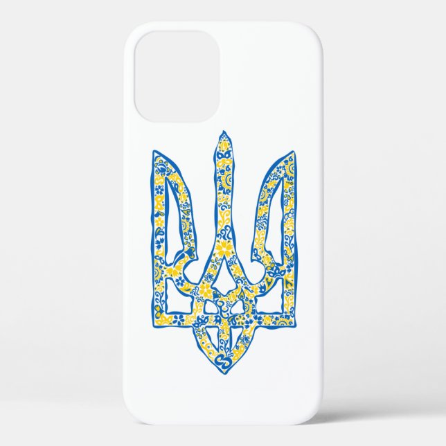 Ukrainian national emblem trident tryzub ethnical Case-Mate iPhone case (Back)