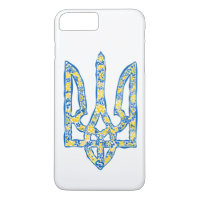 Ukrainian national emblem trident tryzub ethnical