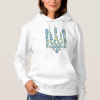 Ukrainian national emblem trident tryzub ethnical