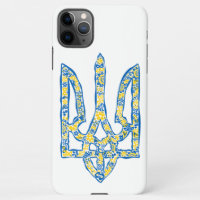 Ukrainian national emblem trident tryzub ethnical