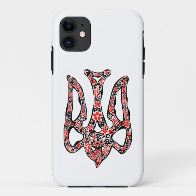 Ukrainian national emblem trident tryzub stylised Case-Mate iPhone case (Back)