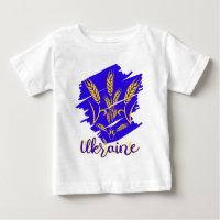 Ukrainian national symbol tryzub made of wheat ear