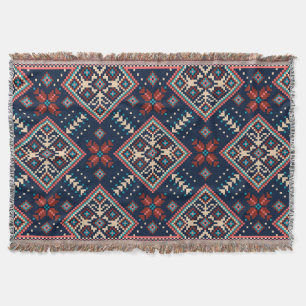 Ukrainian ornamental folk seamless pattern Blanket
