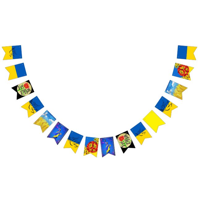 Ukrainian PEACE  Bunting (All)