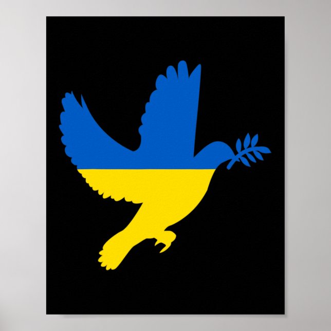 Ukrainian Peace Dove  Poster (Front)