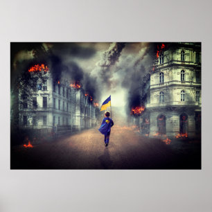 Ukrainian peace in the world sign