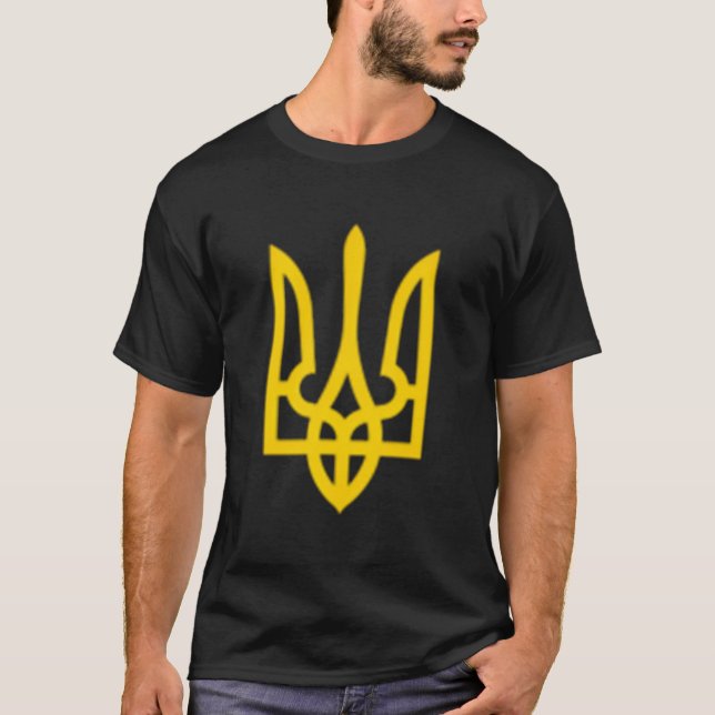 Ukrainian President Volodymyr Zelensky Ukraine Emb T-Shirt (Front)