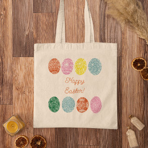 Ukrainian Pysanky Decorated Eggs Happy Easter Tote Bag