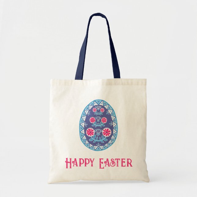 Ukrainian Pysanky Easter Egg Heritage Celebration  Tote Bag (Front)