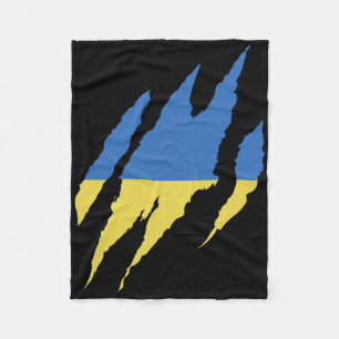 Ukrainian Quote Ukraine Flag Ukraine Shirt Fleece Blanket