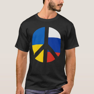 Ukrainian Russian Peace - No War With Russia T-Shirt
