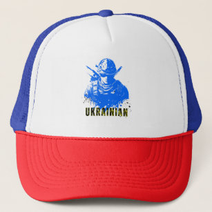 Ukrainian Soldier Trucker Hat