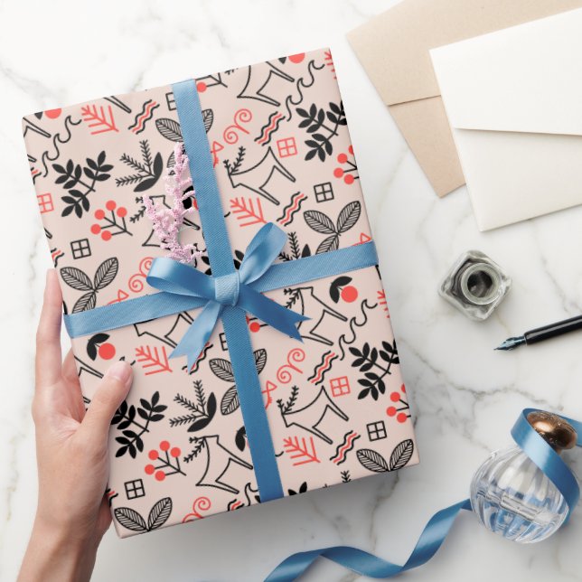 Ukrainian style national pattern wrapping paper (Gifting)