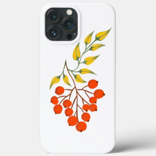 Ukrainian style viburnum branch. Ukraine iPhone 13 Pro Max Case