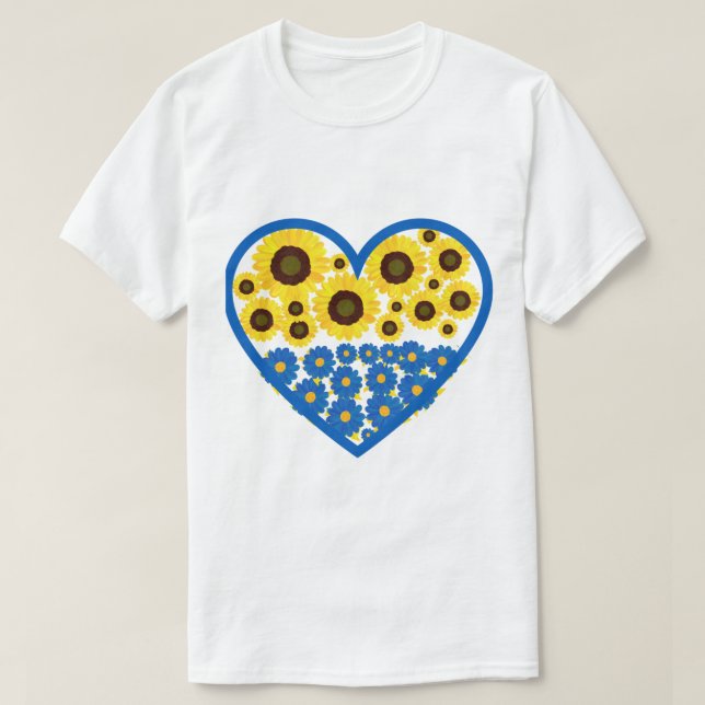 Ukrainian Sunflower Art    T-Shirt (Design Front)
