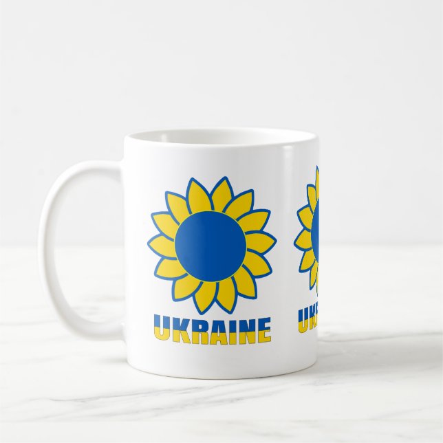  Ukrainian Sunflower T-Shirt Trucker Hat Wham-O Fr Coffee Mug (Left)