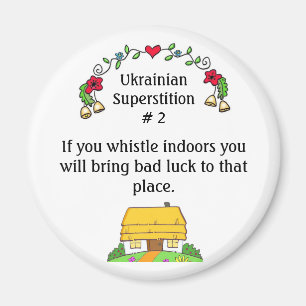 Ukrainian Superstitions Magnet