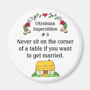 Ukrainian Superstitions Magnet