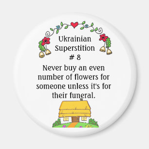 Ukrainian Superstitions Magnet